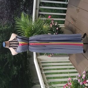 Fire Los Angeles Crochet Accent Dress, S, NWOT